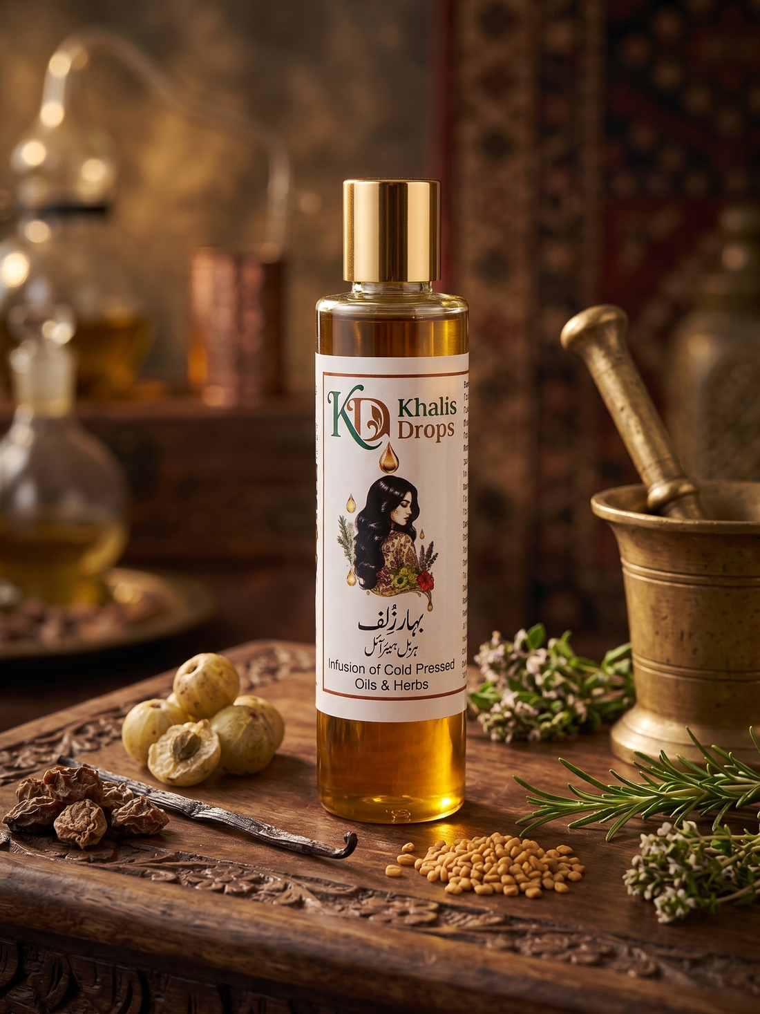 Bahar-e-Zulf Herbal Hair OIl (200ML)