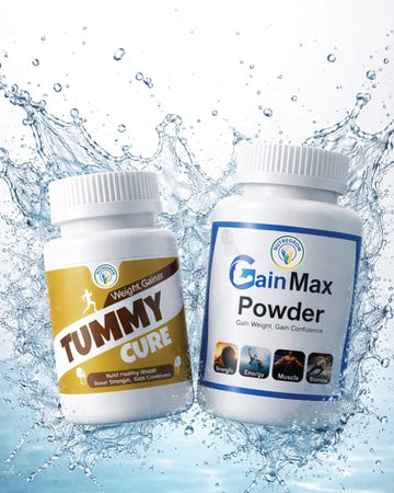 Gain Max Powder + Tummy Cure (Weight Gain Combo)